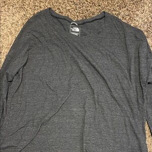 The North Face women Charcoal Long Sleeve Tee